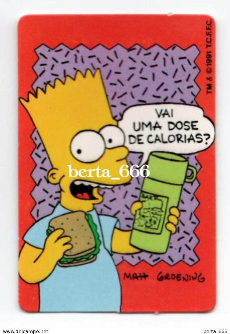 The Simpsons * Chromo Bollycao * Portugal 1991 # 12 - Sonstige & Ohne Zuordnung