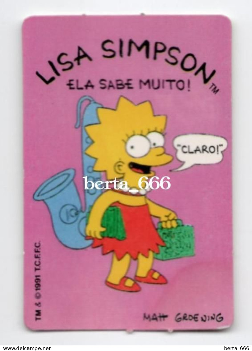 The Simpsons * Chromo Bollycao * Portugal 1991 # 13 - Other & Unclassified