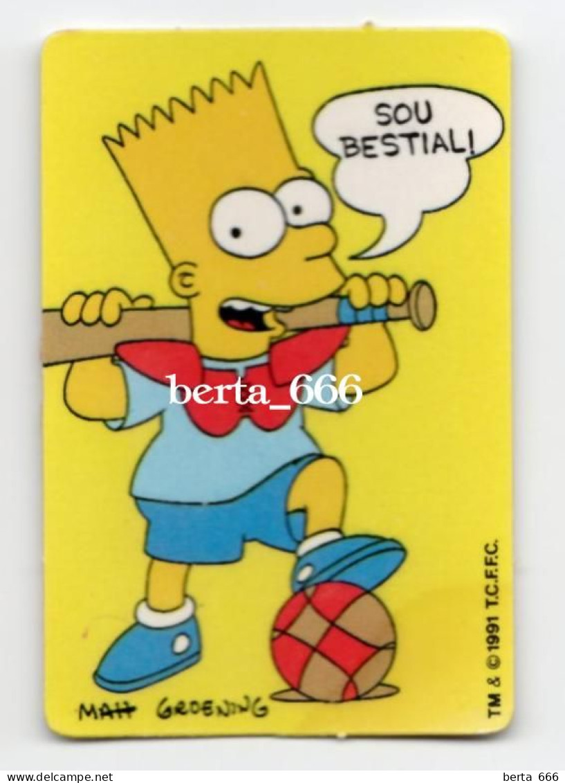 The Simpsons * Chromo Bollycao * Portugal 1991 # 15 - Other & Unclassified