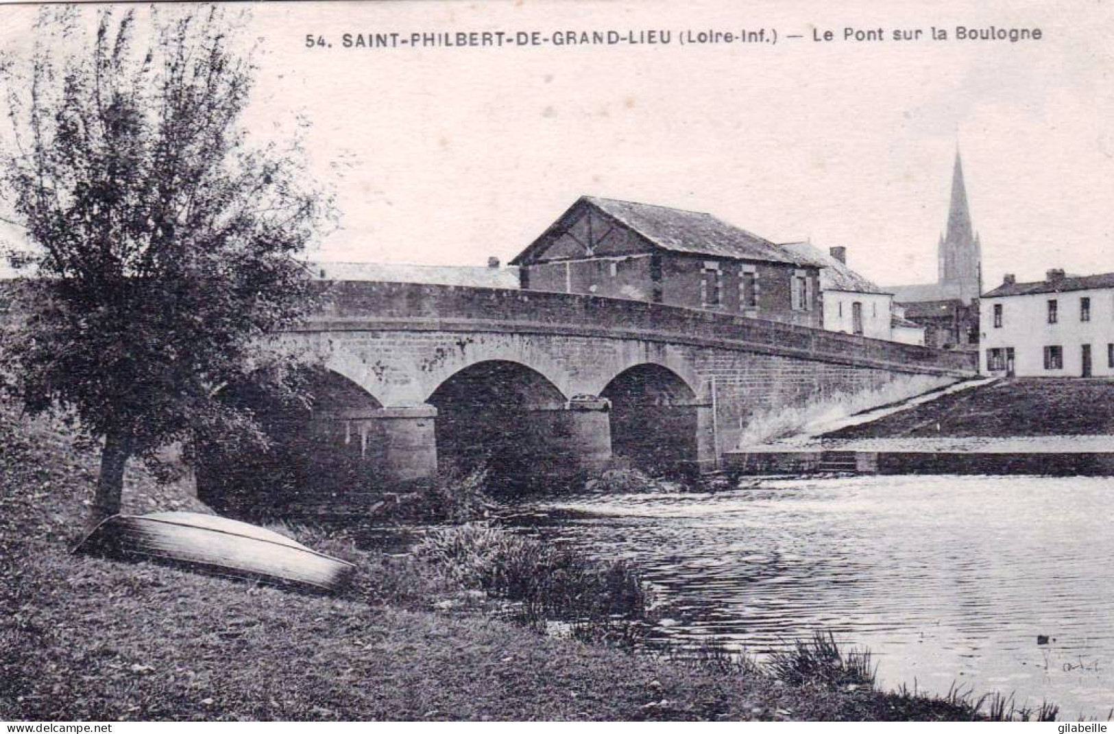 44 - Loire Atlantique - SAINT PHILBERT  De GRAND LIEU - Le Pont Sur La Boulogne - Saint-Philbert-de-Grand-Lieu