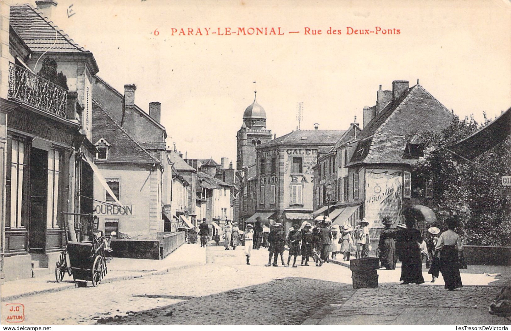 FRANCE - Paray Le Monial - Rue Des Deux Ponts - Animé - Carte Postale Ancienne - Paray Le Monial