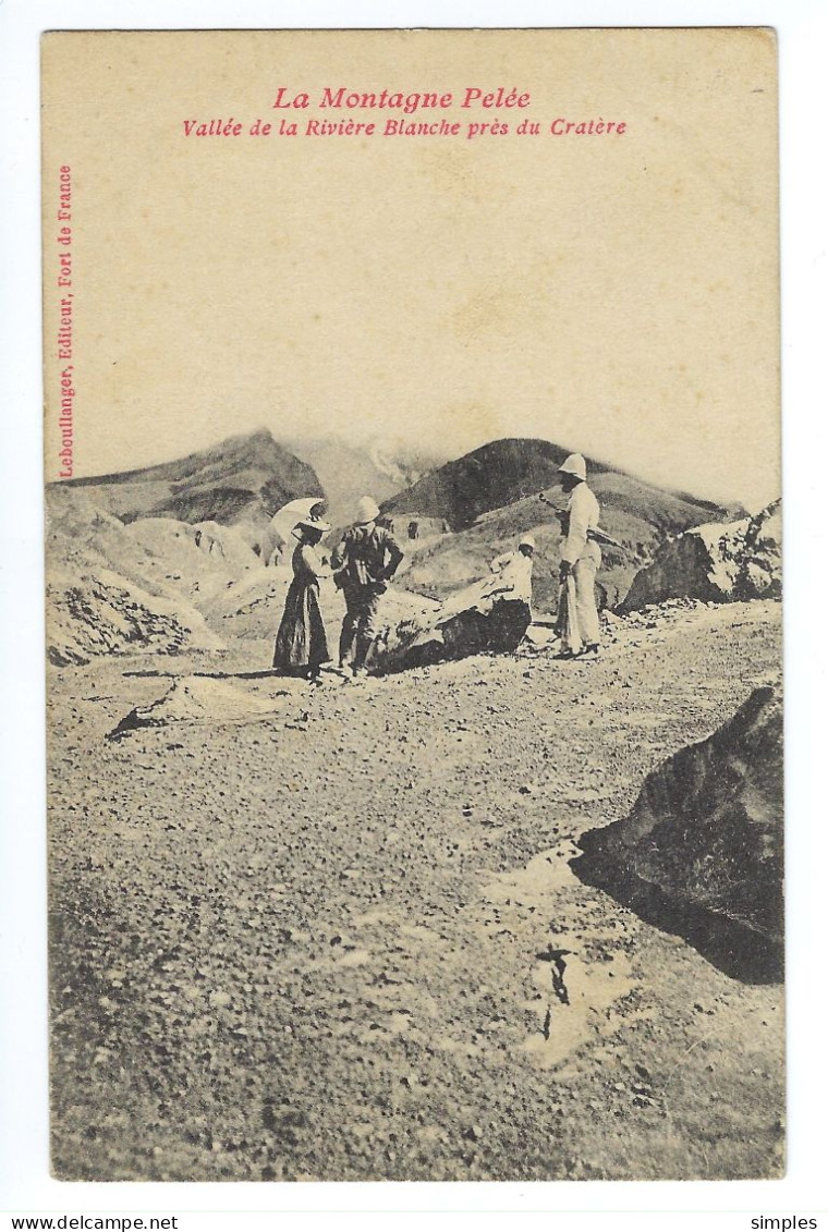 MARTINIQUE (Montagne Pelée) Avec Type Groupe  5 Cent + Taxe Annulée, De Fort De France Pour Blois Du 8/11/1905 - RARE - Storia Postale