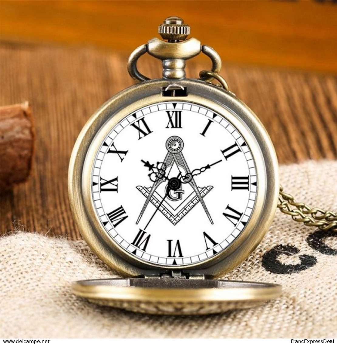 Montre Gousset NEUVE - Franc-maçon Masonic Freemason (Réf 2) - Relojes De Bolsillo