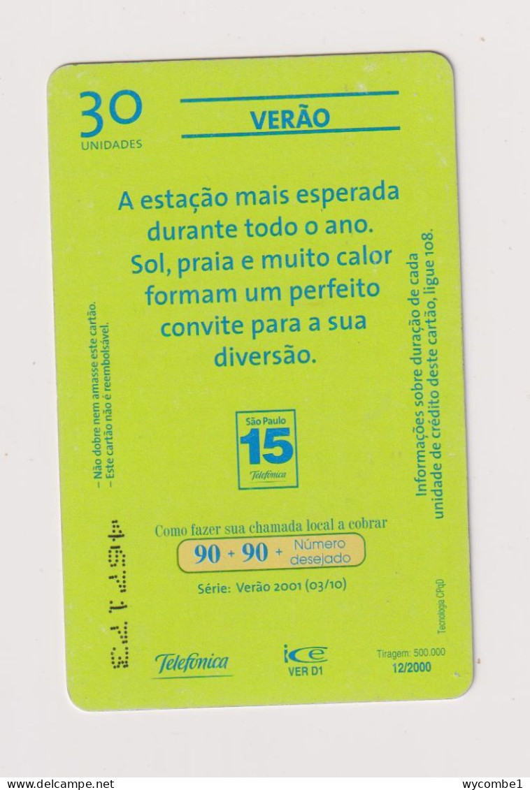 BRASIL - Summer Inductive Phonecard - Brazil