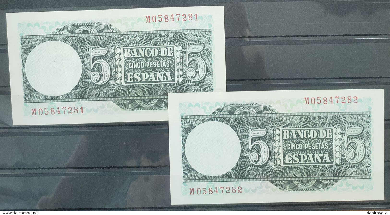 ESPAÑA. EDIFIL 455a. 5 PTAS, 5 DE MARZO DE 1948. PAREJA CONSERVACIÓN EBC. - 5 Peseten