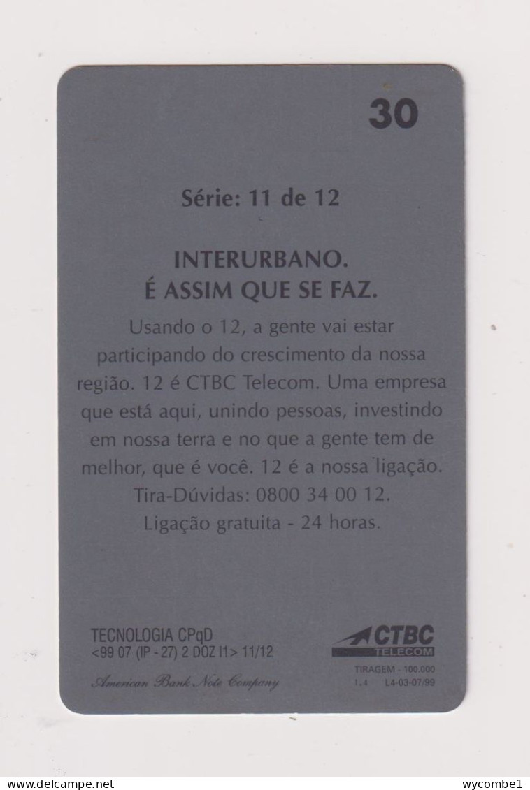 BRASIL - CTBC Inductive Phonecard - Brésil