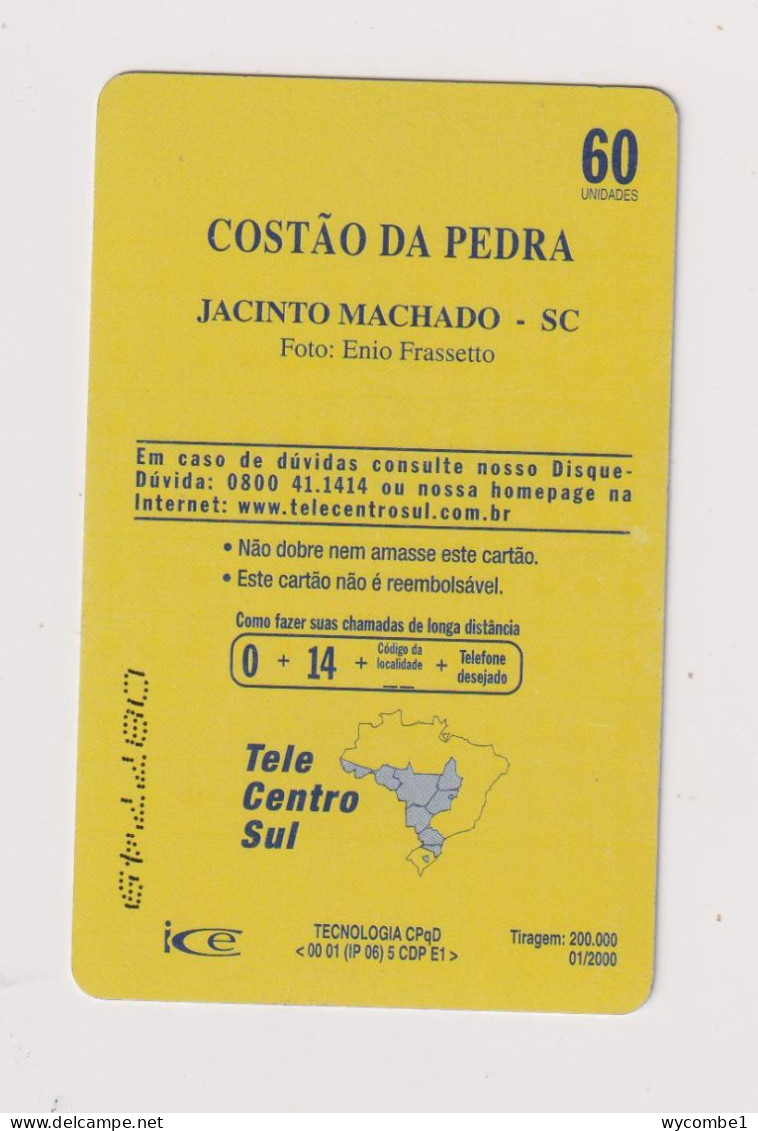 BRASIL - Costao Da Pedra Inductive Phonecard - Brasile