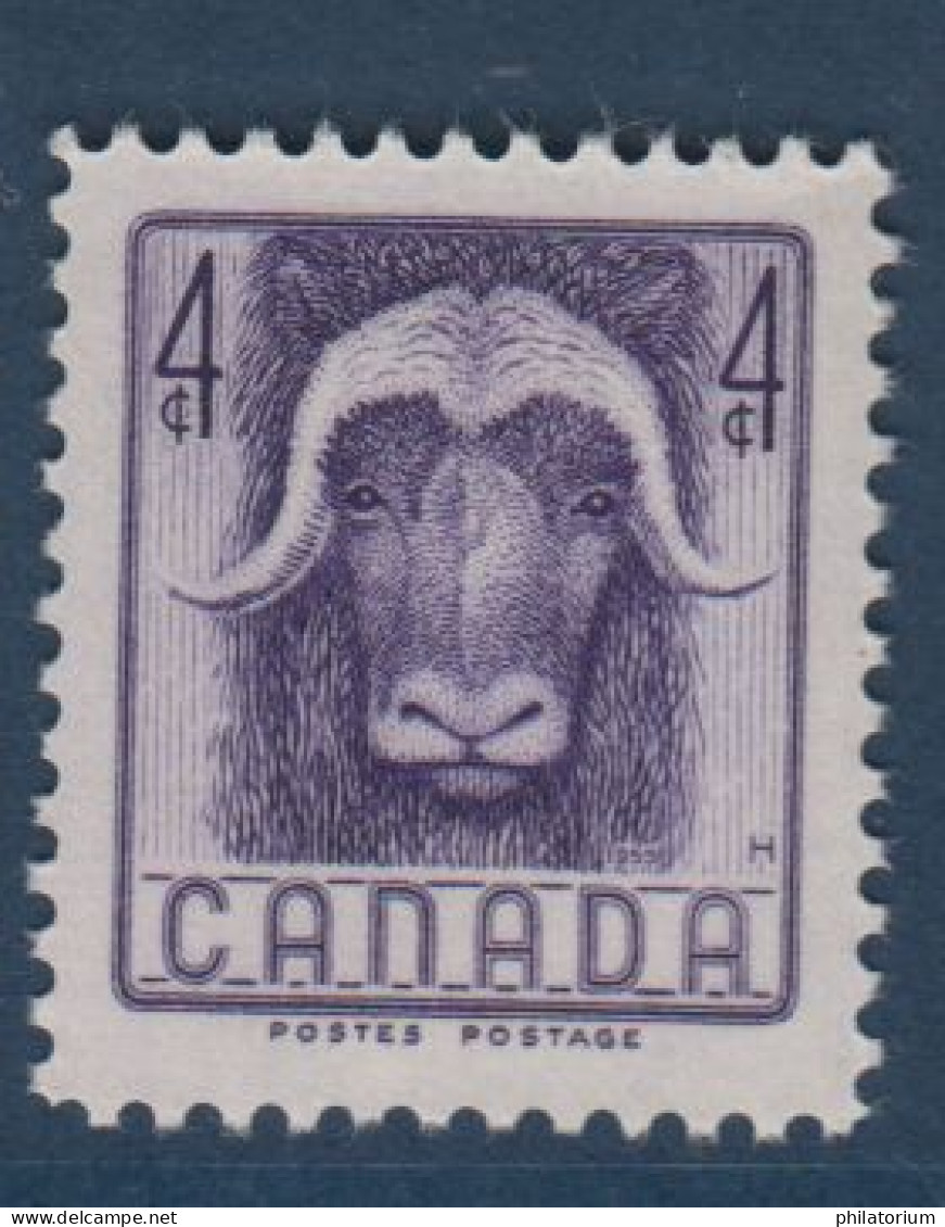 Canada, **, Yv 279, Mi 298, SG 478, Bœuf Musqué (Ovibos Moschatus) - Ungebraucht