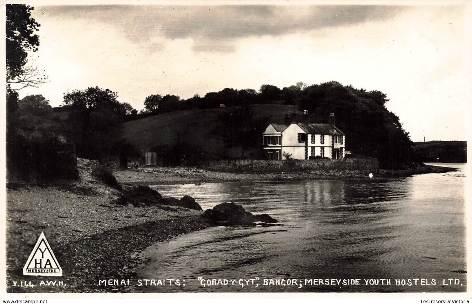 ROYAUME-UNI - Menai Straits - Gorad Y Gyt - Bangor - Mersevside Youth Hostels L T D - Carte Postale Ancienne - Gwynedd