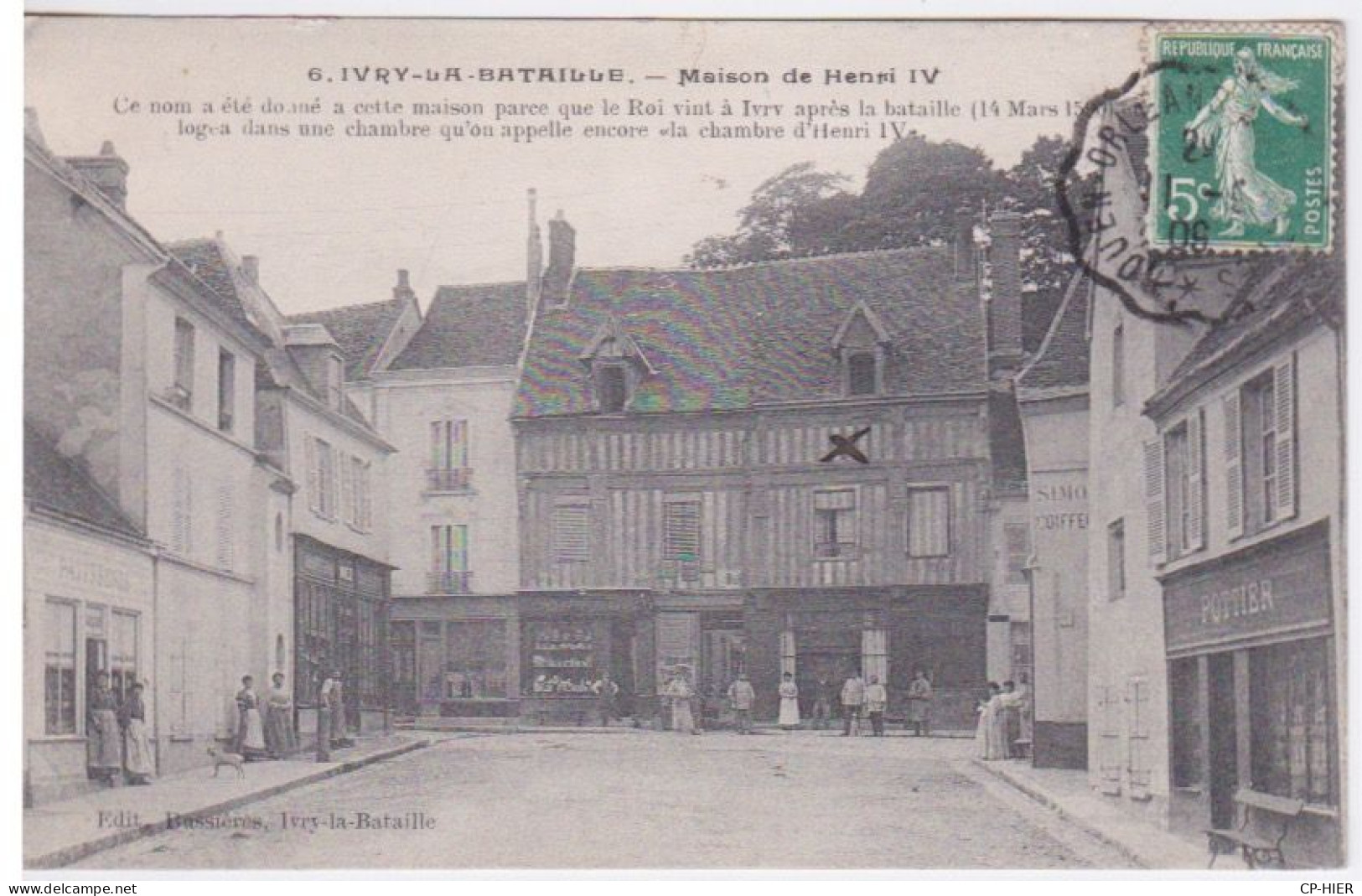 27 - EURE - IVRY LA BATAILLE - MAISON HENRI IV -  LORS DE LA BATAILLE 1590 - Ivry-la-Bataille