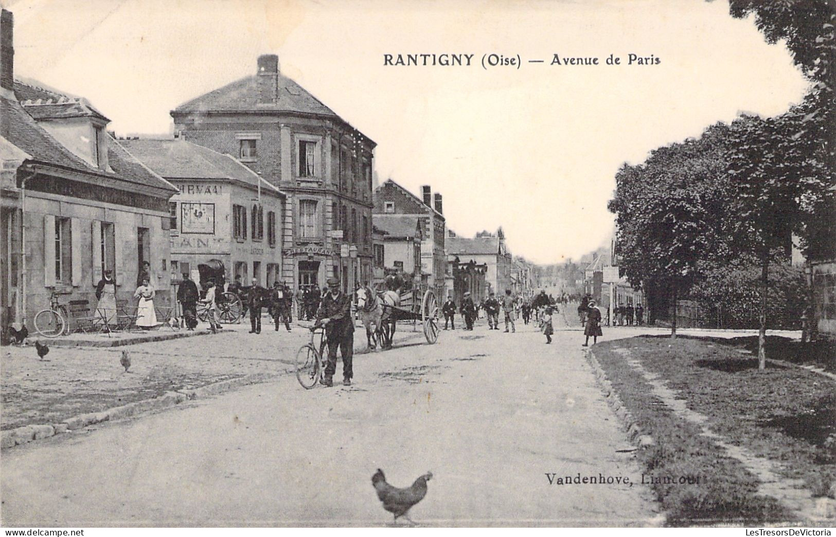 FRANCE - Rantigny - Avenue De Paris - Animé - Carte Postale Ancienne - Rantigny
