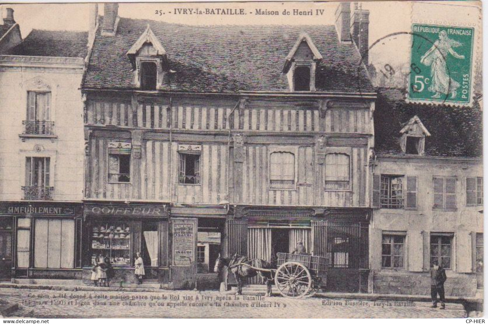 27 - EURE - IVRY LA BATAILLE - MAISON HENRI IV -  LORS DE LA BATAILLE 1590 - Ivry-la-Bataille