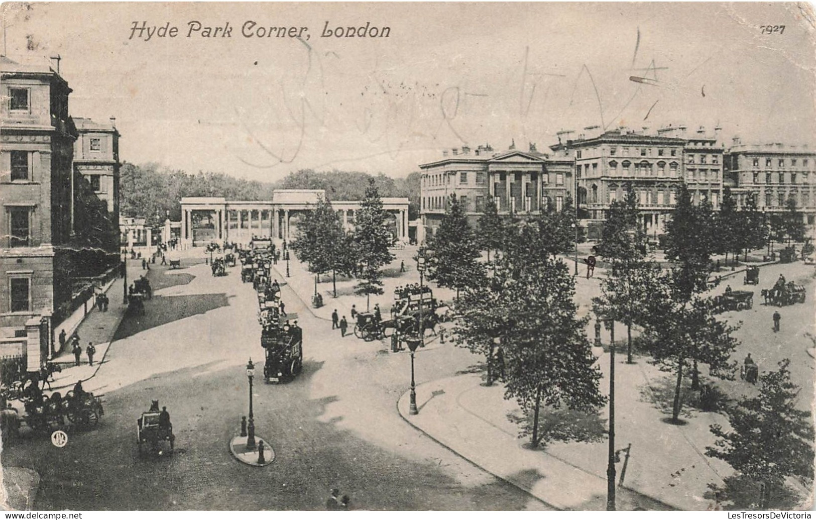 ROYAUME-UNI - Hyde Park Corner - London - Vue Générale De La Ville - Animé - Carte Postale Ancienne - Hyde Park