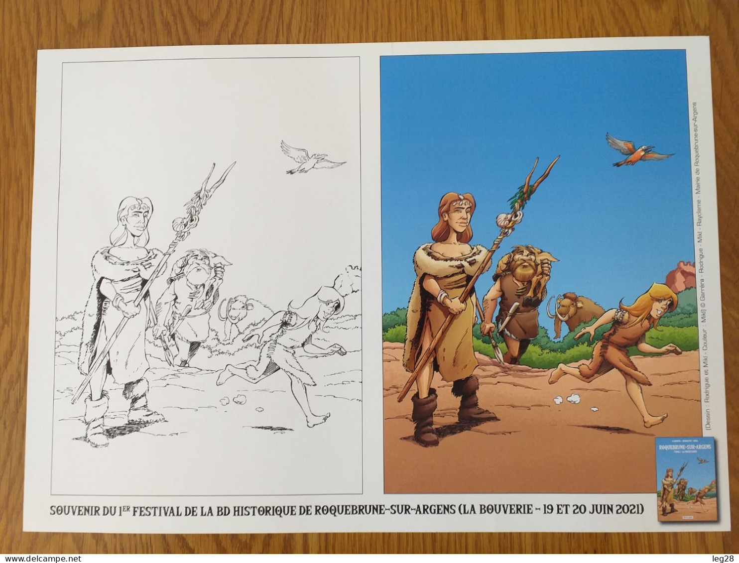 SOUVENIR DU 1er FESTIVAL DE LA BD DE ROQUEBRUNE SUR ARGENS - Posters