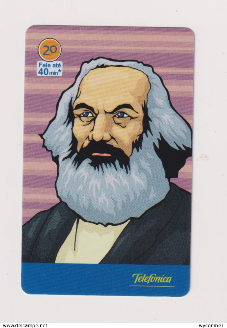 BRASIL - Karl Marx Inductive Phonecard - Brésil