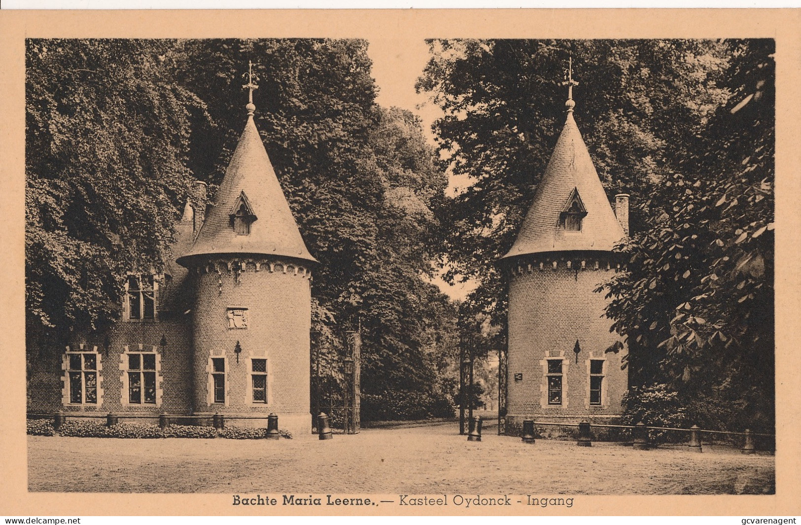 BACHTE MARIA LEERNE   KASTEEL OYDONCK    INGANG               2 SCANS - Deinze