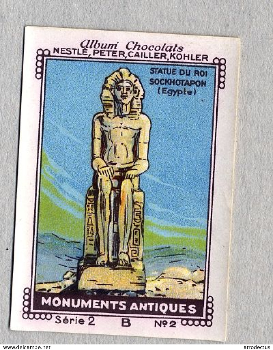 Nestlé - 2B - Monuments Antiques, Ancient Monuments - 2 - Sockhotapon, Egypte, Egypt - Nestlé