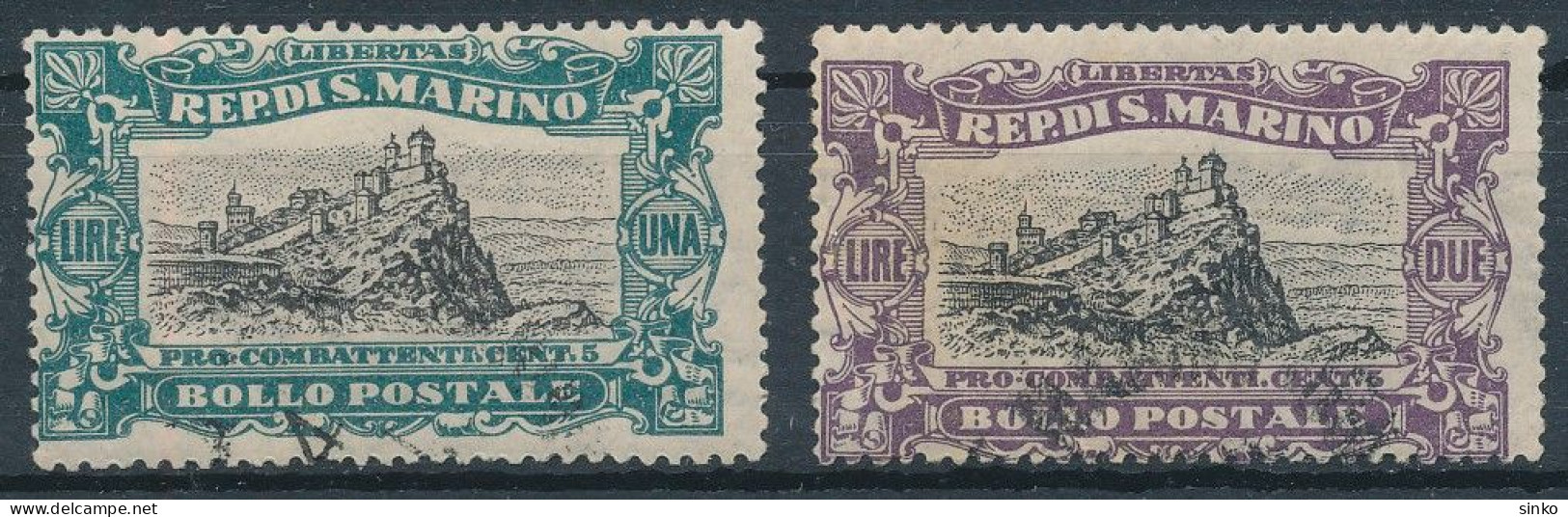 1918. San Marino - Used Stamps