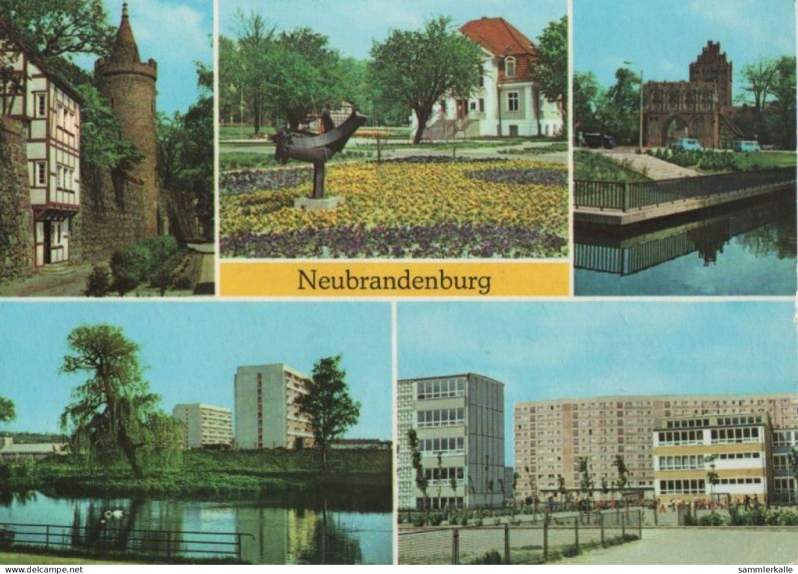 82613 - Neubrandenburg - U.a. Wiekhaus Und Mönchenturm - 1978 - Neubrandenburg