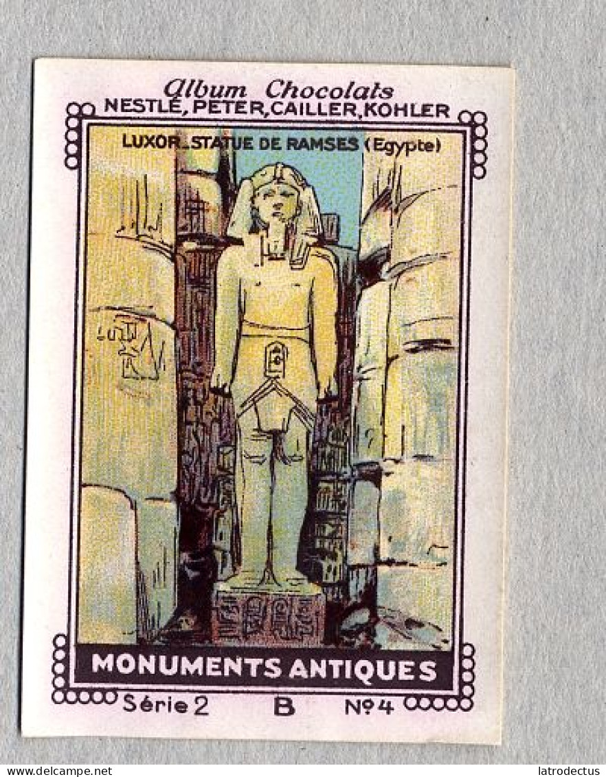 Nestlé - 2B - Monuments Antiques, Ancient Monuments - 4 - Luxor, Ramses, Egypte, Egypt - Nestlé