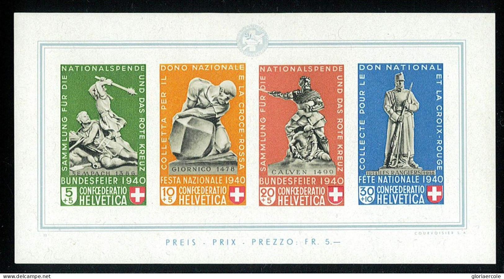 P2726 - B 12 MNH FETE NATIONAL 1940 MNH - Neufs