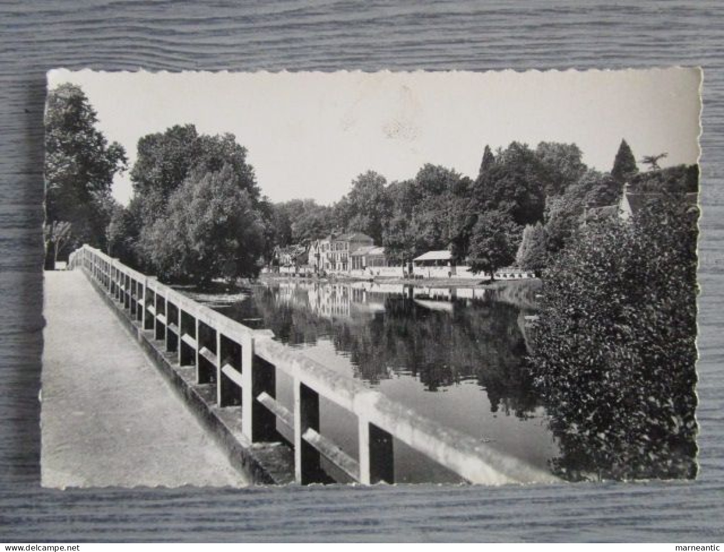 Cpa Samois Sur Seine (77) L'A-vau-terre.vue Du Pont De L'ile - Samois