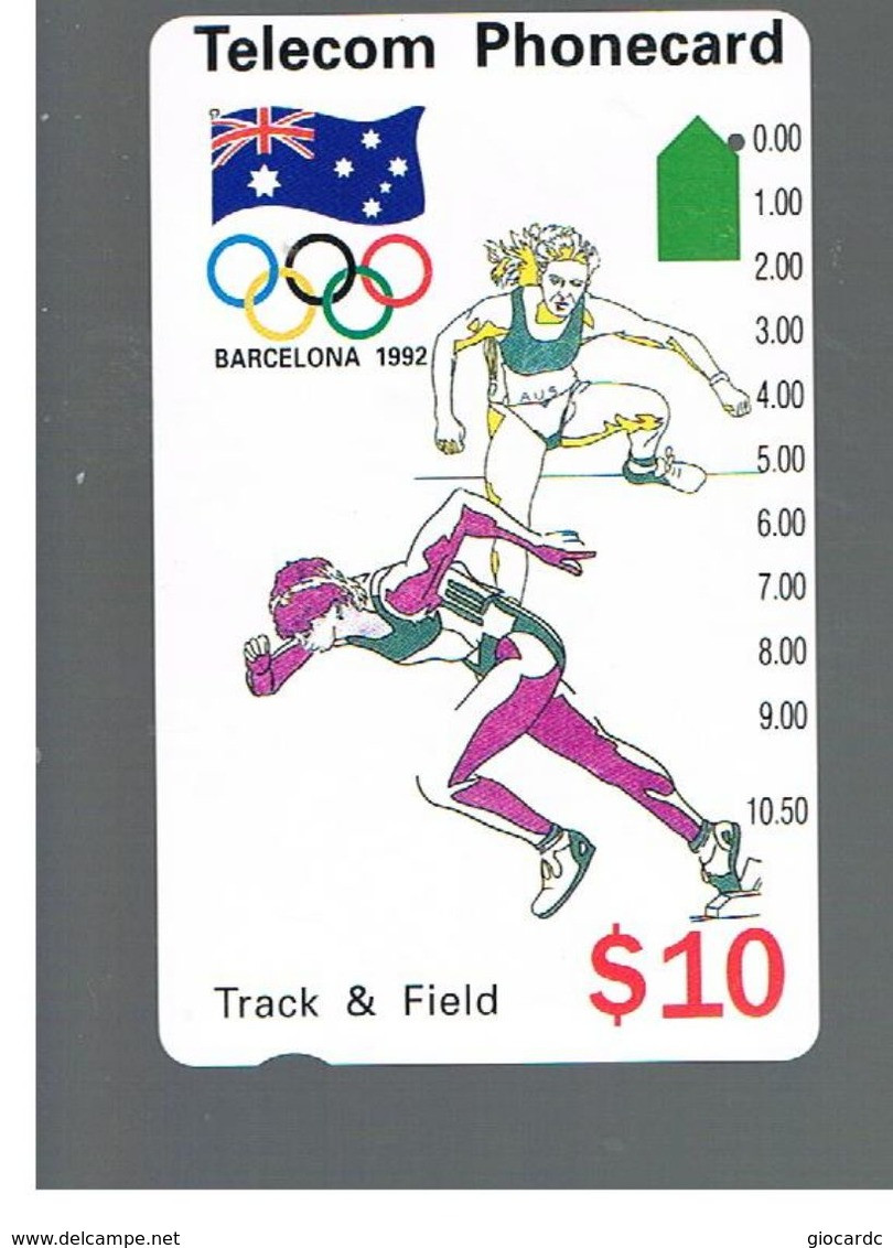 AUSTRALIA -  1992 BARCELONA 92: TRACK & FIELD  -   USED  -    RIF. 10291 - Sport