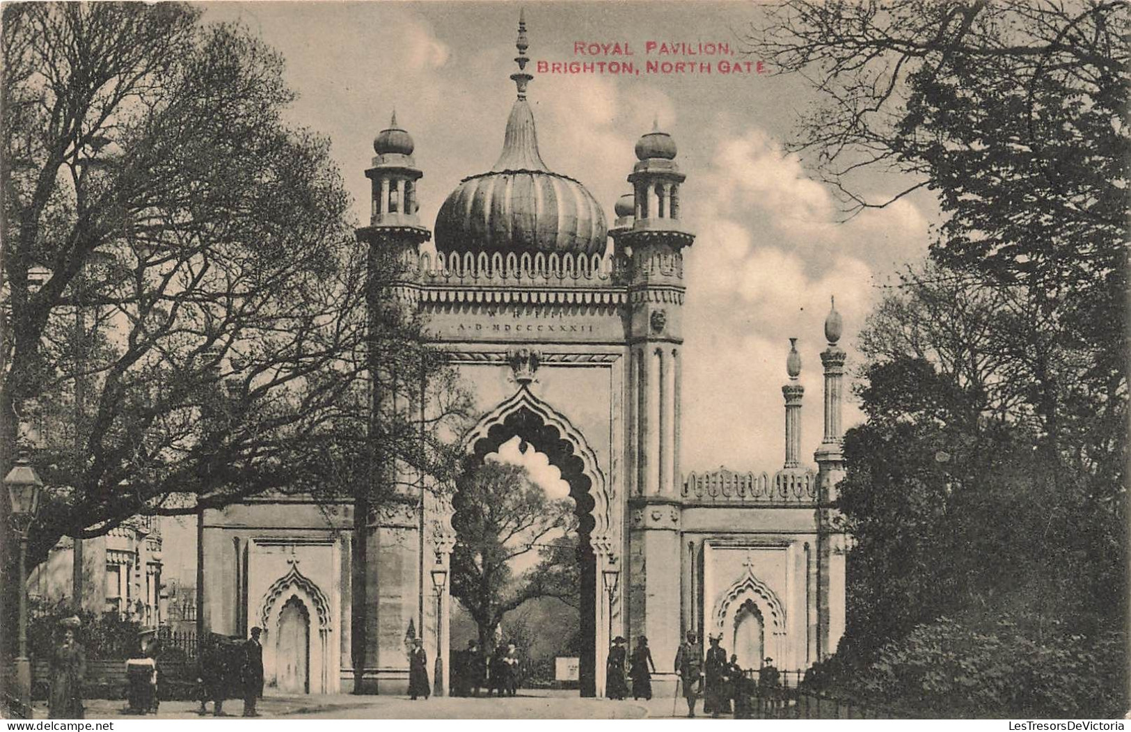 ROYAUME-UNI - Royal Pavilion - Brighton - North Gate - Vue Générale Sur L'entrée - Carte Postale Ancienne - Brighton