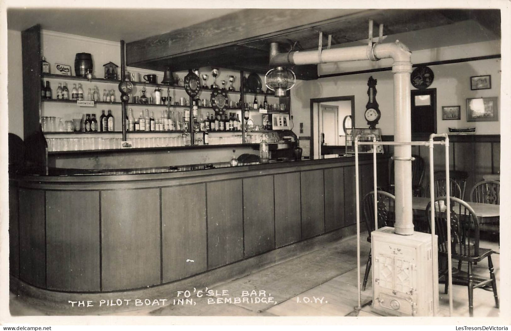 ROYAUME-UNI - Fo'c'sle Bar - The Pilot Boat Inn - Bembridge - IOW - Vue De L'intérieur - Carte Postale Ancienne - Otros & Sin Clasificación