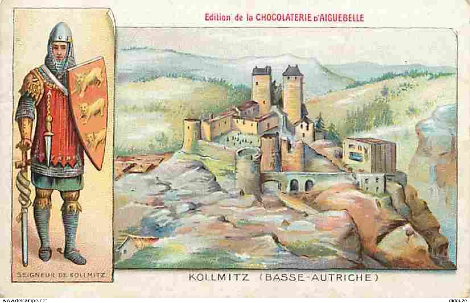 Autriche - Château De Kollmitz - Edition De La Chocolateire D'Aiguebelle - Colorisée - CPA - Voir Scans Recto-Verso - Raabs An Der Thaya