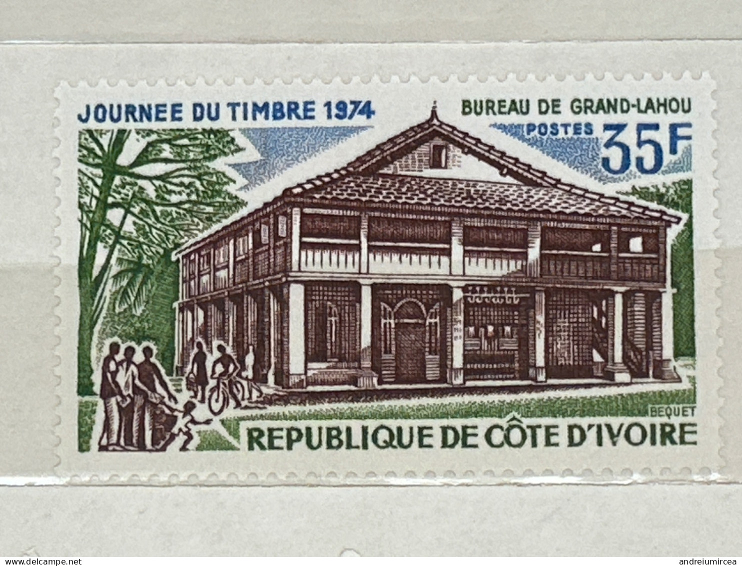 1974 MNH Bureau De Poste De Grand Lahou - Côte D'Ivoire (1960-...)