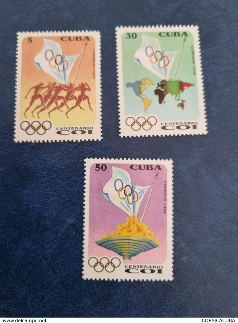 CUBA  NEUF  1994   COMITE  OLIMPICO  INTERNACIONAL  //  PARFAIT  ETAT  // 1er  CHOIX // Le 50c Sans Gomme - Unused Stamps