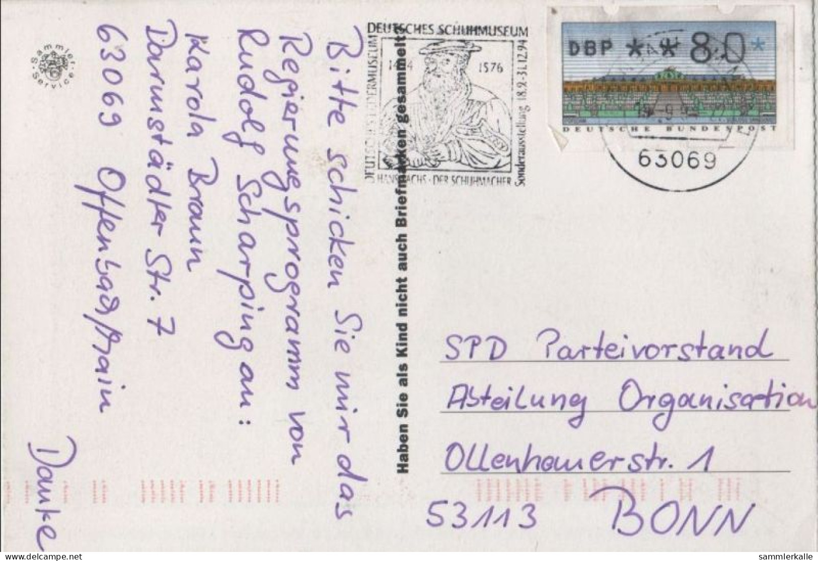117048 - Willi Brandt Auf Briefmarke - Postal Services