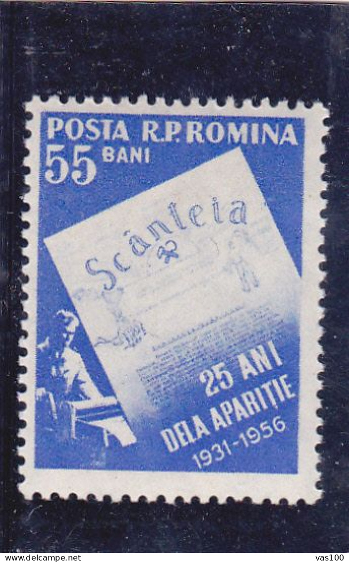 SCANTEIA 1956 MI.Nr.1597,MNH ROMANIA - Neufs