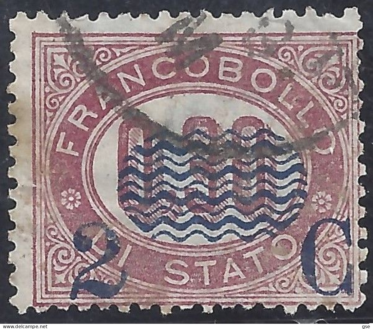 ITALIA 1878 - Sassone 32° - Soprastampato | - Used