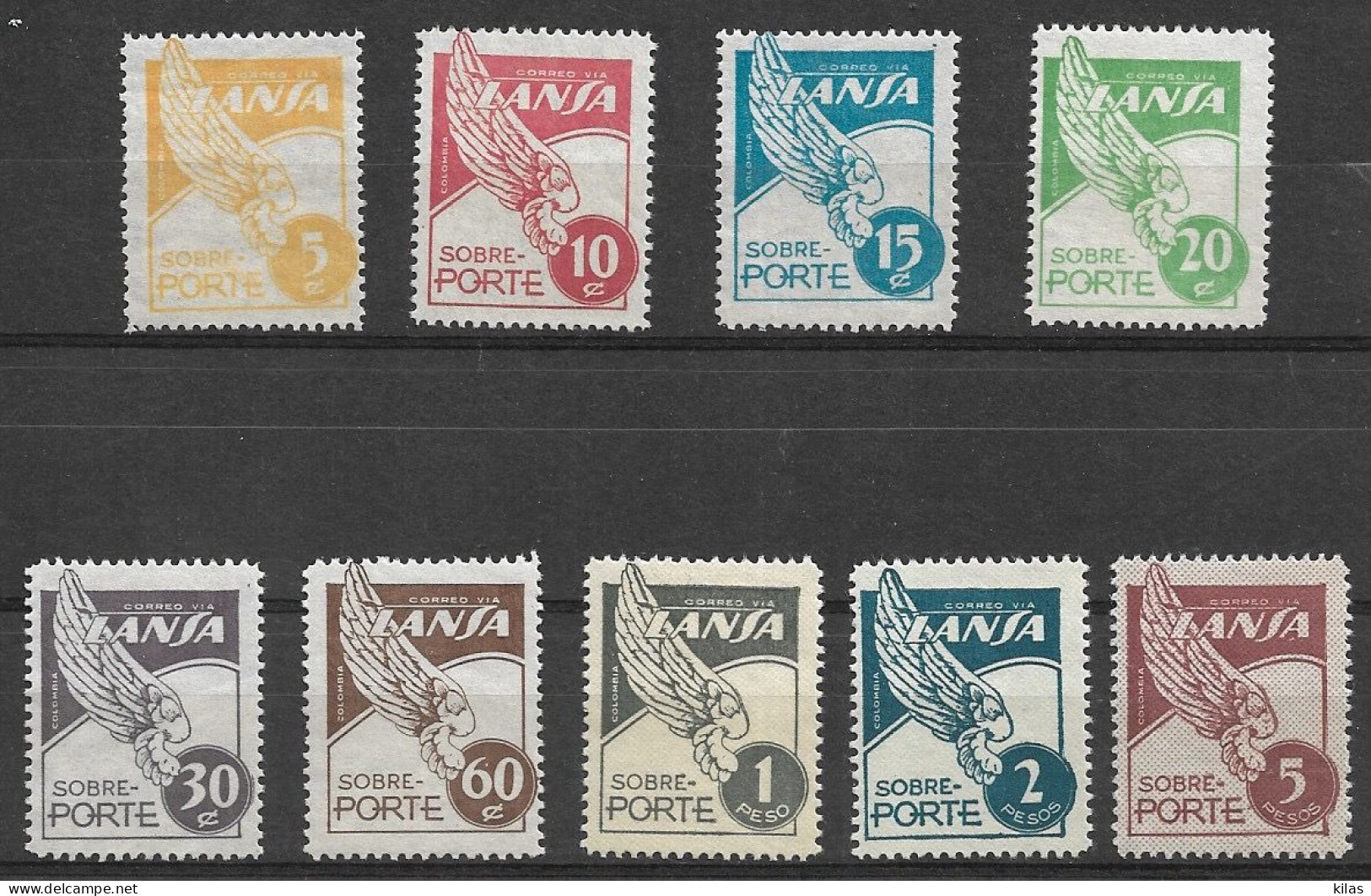 COLOMBIA 1950 Air Mail  MH - Kolumbien