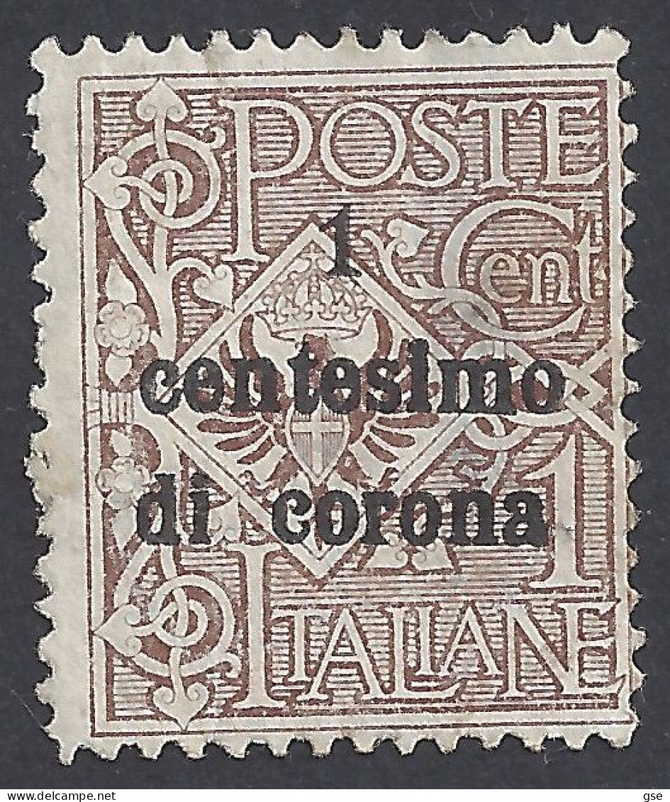 ITALIA (TRENTO E TRIESTE) 1919 - Sassone 1° - Soprastampato | - Trentin & Trieste