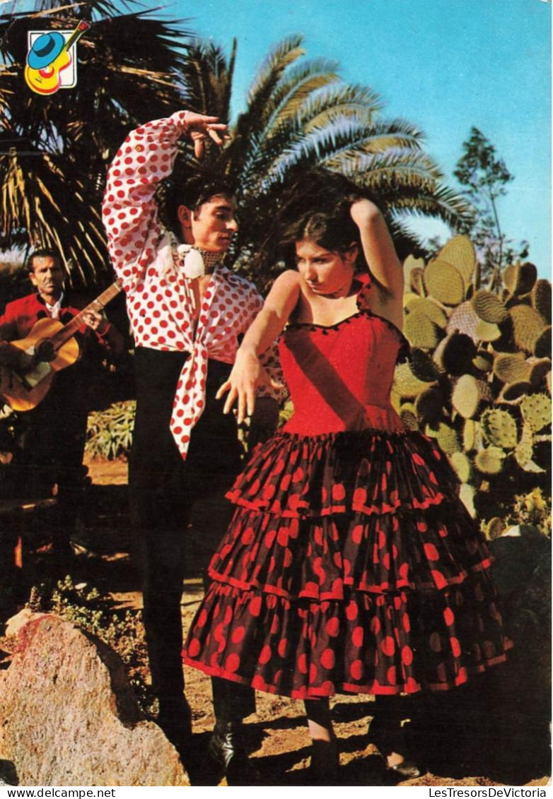 SPECTACLE - Danse - Un Couple De Danseur - Colorisé - Carte Postale - Baile