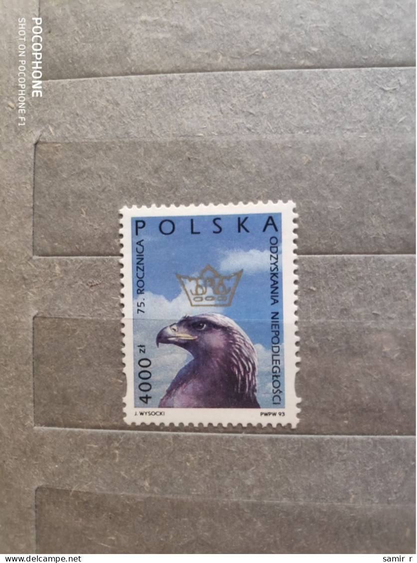 1993	Poland 	Birds (F83) - Unused Stamps