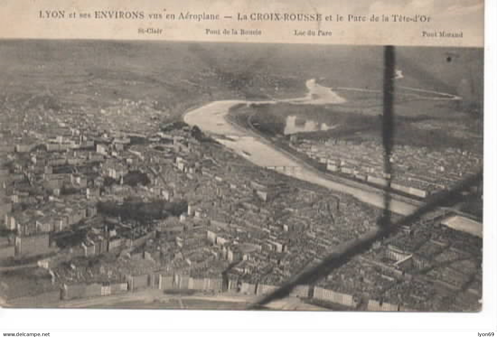 LYON  ET ENVIRONS  EN AEROPLANE  VUE D ENSEMBLE DE L EXPOSITION  7 EME ARRONDISSEMENT ? - Lyon 7