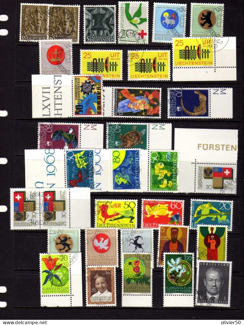 Liechtenstein -  Religion - Legendes - Evenements - Obliteres - Used Stamps