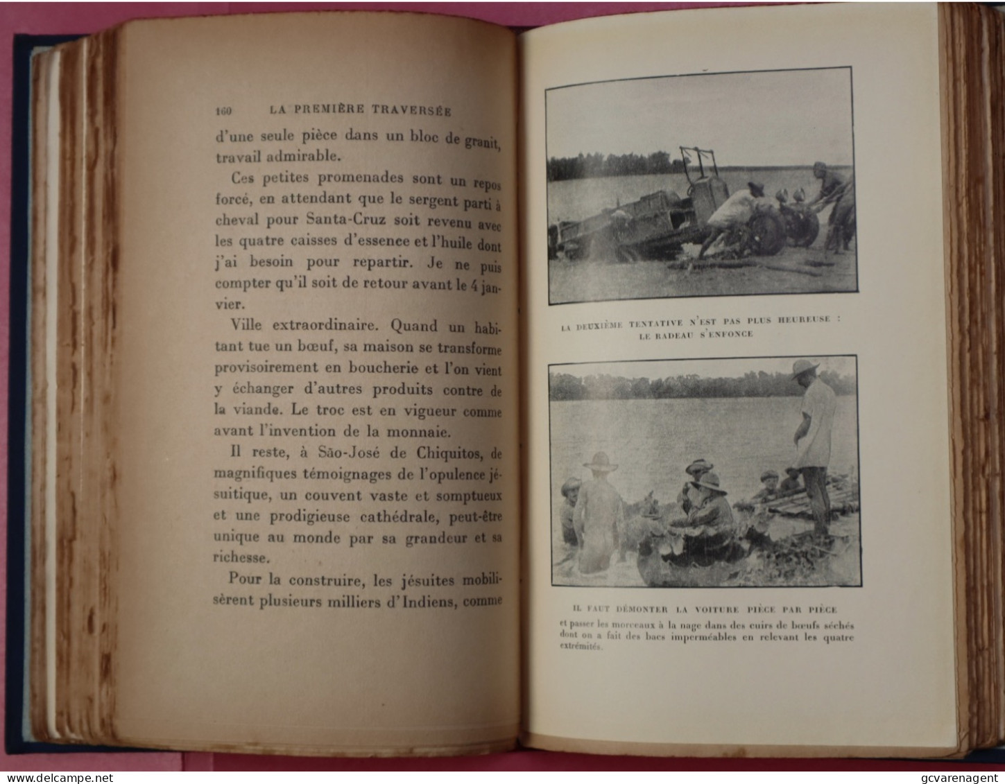 LA PREMIERE TRAVERSEE DE L'AMERIQUE DU SUD EN AUTOMOBILE  PAR ROGER COURTEVILLE 1930  BON ETAT  295 PAGES