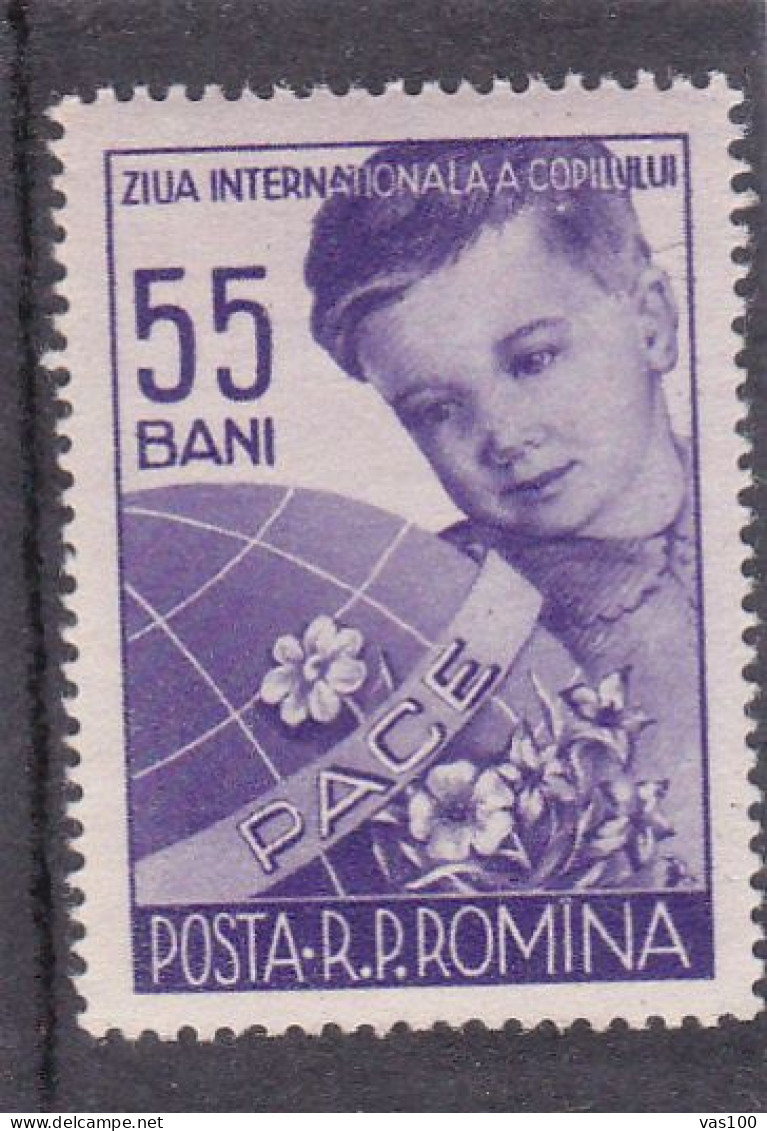 INTERNATIONAL CHILDREN'S DAY 1956 MI.Nr.1578 ,MNH ROMANIA - Neufs