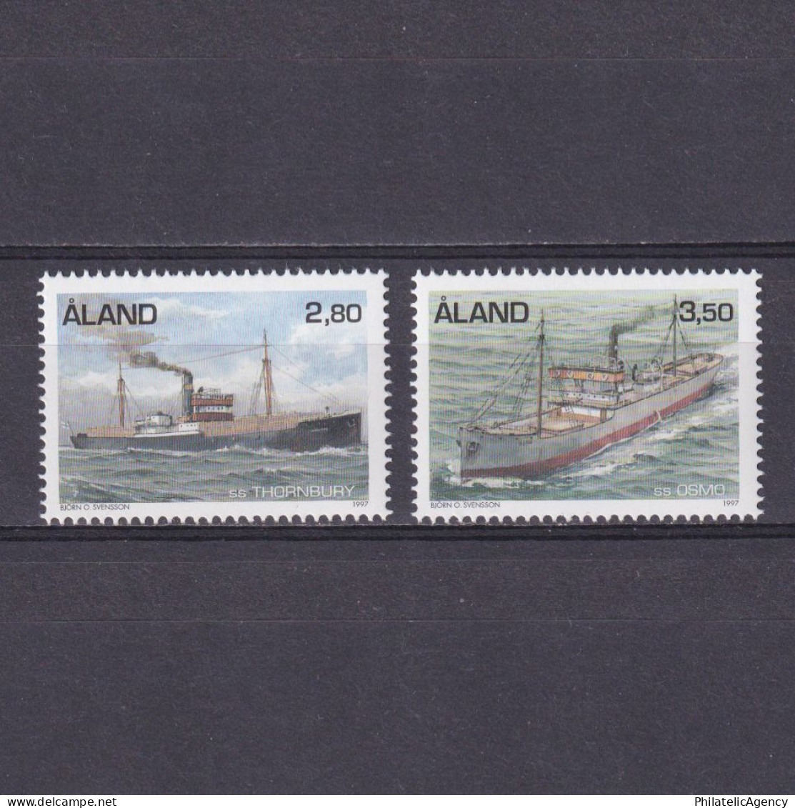 ALAND ISLANDS 1997, Mi# 131-132, Ships, MNH - Aland
