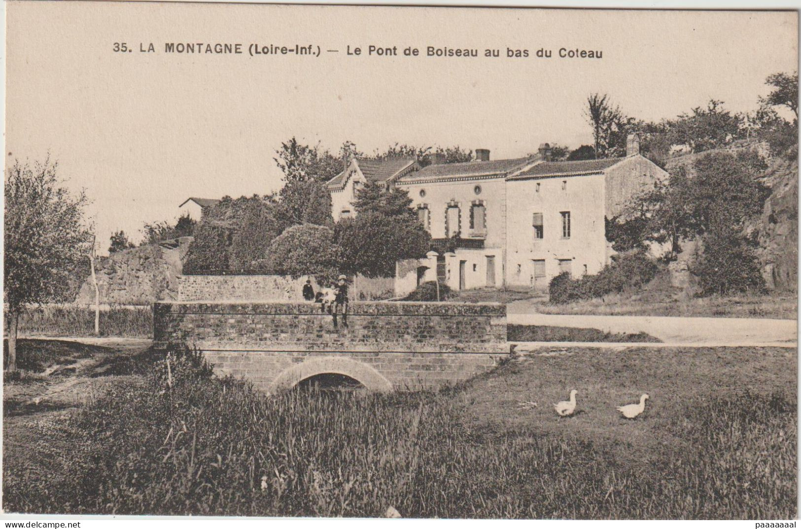 LA MONTAGNE  LE PONT DE BOISEAU AU BAS DU COTEAU - La Montagne