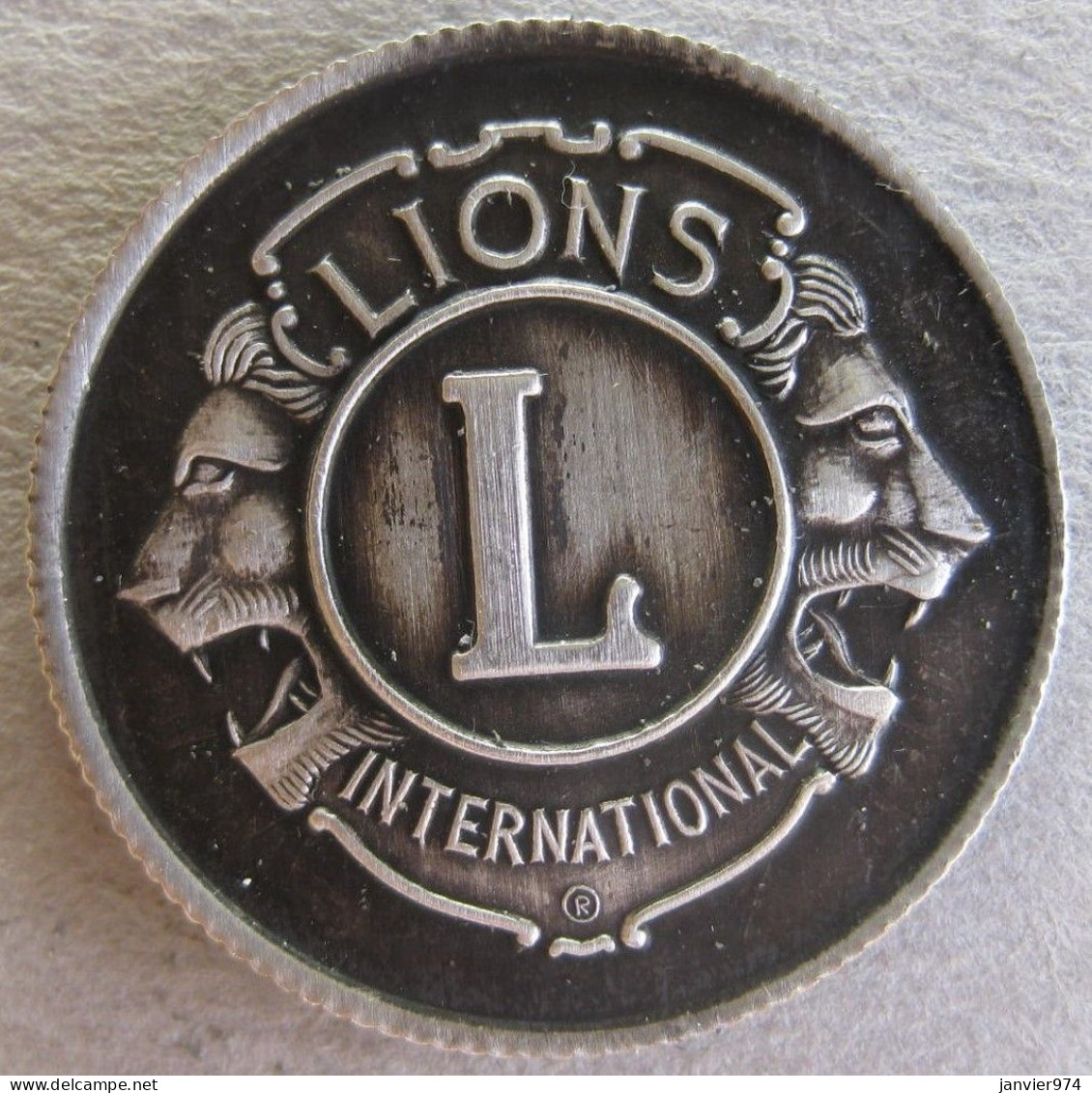 Jeton En Argent 1979 Lions International, Valle De Aran , Cataluña, Espagne - Profesionales/De Sociedad