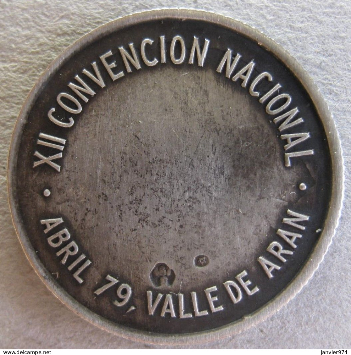 Jeton En Argent 1979 Lions International, Valle De Aran , Cataluña, Espagne - Firma's