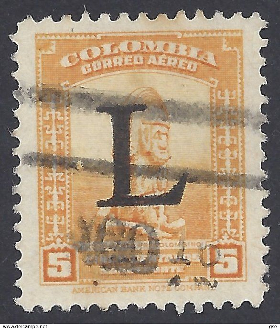 COLOMBIA 1950-2 - Yvert A188° - Soprastampato | - Kolumbien