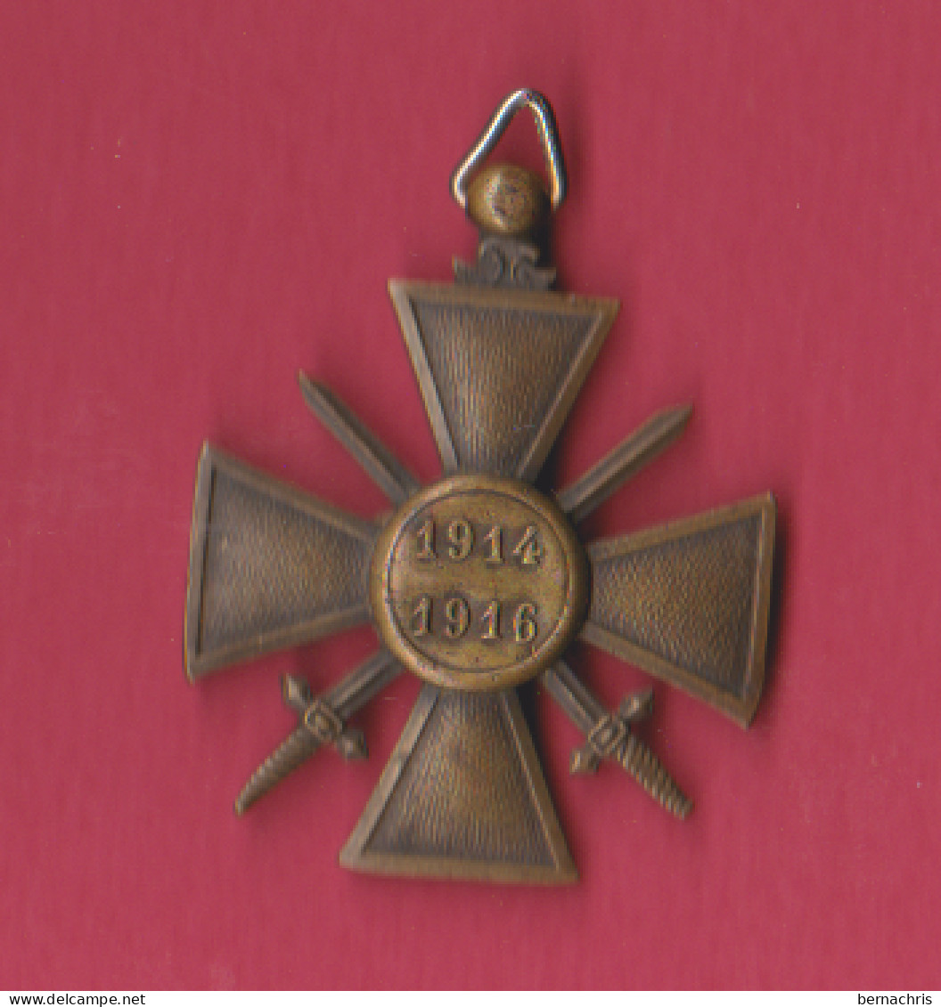 Médaille Croix De Guerre 1914-1916 - Frankrijk