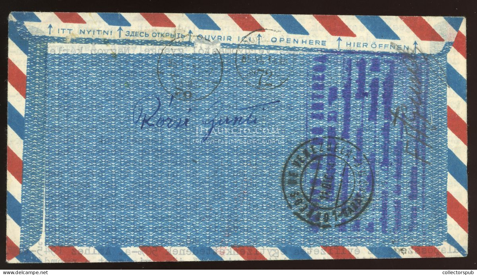 BUDAPEST 1954. Ajánlott Légi Levél Venezuelába Küldve - Brieven En Documenten